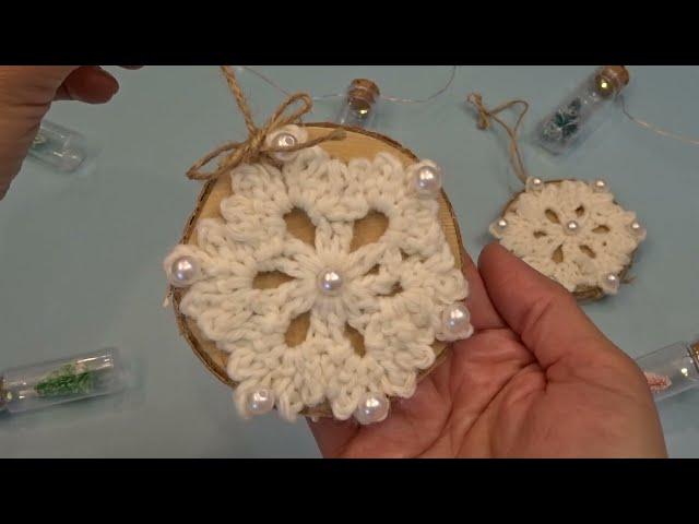 Easy Crochet Snowflake Ornament Tutorial – Perfect for Holiday Decor