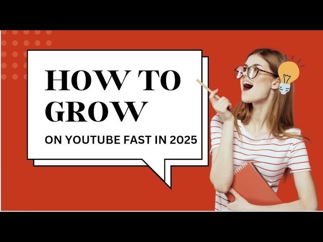 How to grow your youtube channel Fast in 2025 / Let's Try it With Me