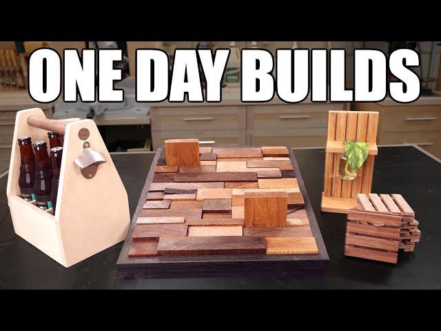 4 Easy one day builds that make you a better woodworker