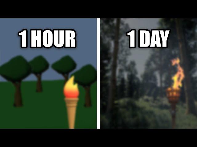 I Made the Same Horror Game in 1 Day, 10 Hours, 1 Hour and 10 Minutes