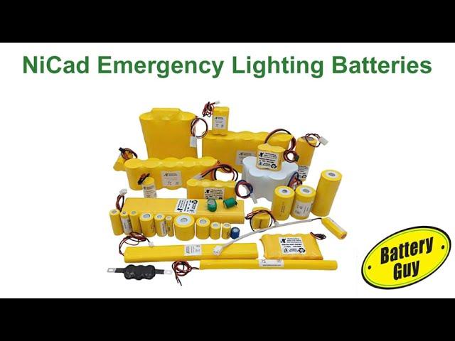 NiCad Emergency Lighting Batteries from BatteryGuy