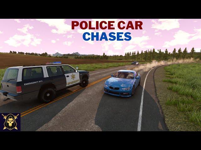 Police Car Chases Part 1 | BeamNG Drive #11 | myrag