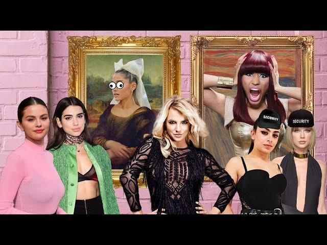 Celebrities at a Museum w/ Britney Spears, Ariana Grande, Dua Lipa & More