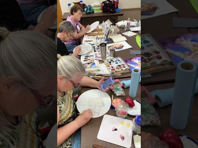 #artclass #porcelain #art #artist #iris #artteacher #artwork