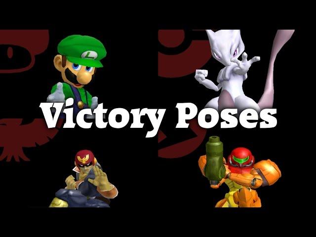 Super Smash Bros. Melee - All Victory Animations (1080p 60fps)