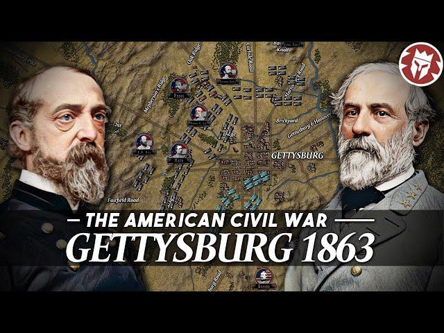 Battle of Gettysburg 1863 - American Civil War DOCUMENTARY