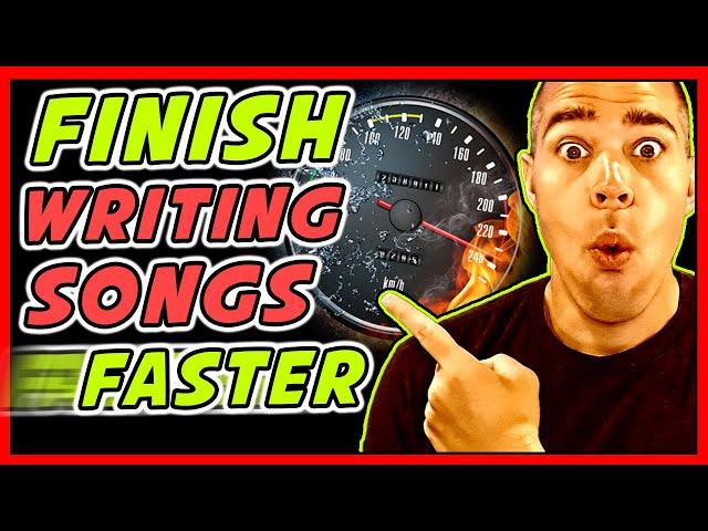 Finish Writing Rap Songs Faster! | Songwriting Tips For Rappers