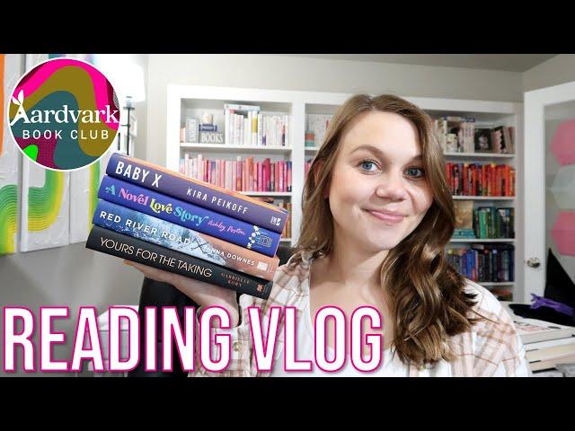 Catching Up on My Aardvark Book Club Books! | Aardvark Reading Vlog October 2024