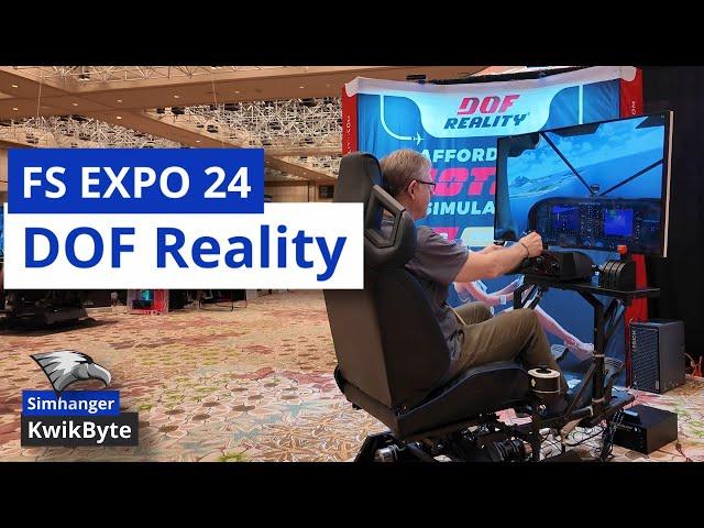 DOF Reality Motion Simulator | Flight Sim Stepping Fix Tested at FS Expo 2024