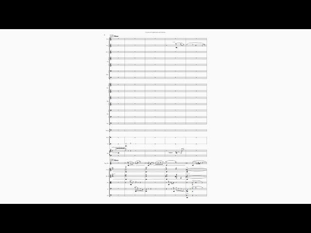 Concerto for English Horn and Orchestra - Movements I and II (WIP score video)