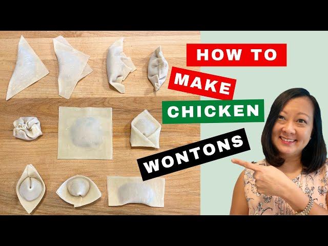 How To Make Chicken Wontons & Wonton Wrapper Ideas You've Never Seen Before