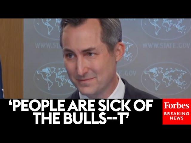 MUST WATCH: Reporter Explodes At State Dept Spox After Claiming US Is 'Abetting' Genocide In Gaza