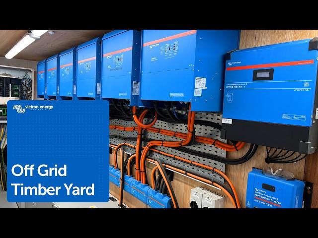 How can this timber yard go off-grid, it uses so much power?