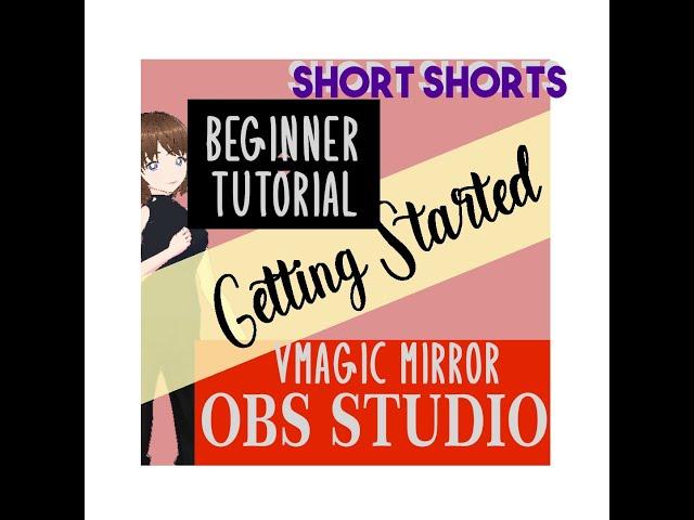 Getting Started Beginner tutorial Vmagic mirror and OBS Studio