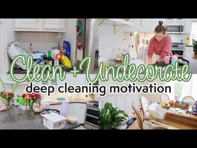 Clean and Undecorate with Me | Before Christmas Cleaning Motivation