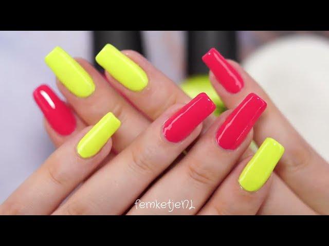 INSANELY GOOD neon nail polishes by W7  - femketjeNL