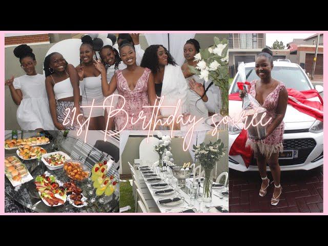 My 21st Birthday Soirée | GRWM, Loads of Tears + I got a CAR  | SOUTH AFRICAN