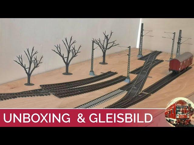 UNBOXING & GLEISBILD H0 Modelleisenbahn in Bau / Tillig Elite Weichen / Abstellgleise / Signale