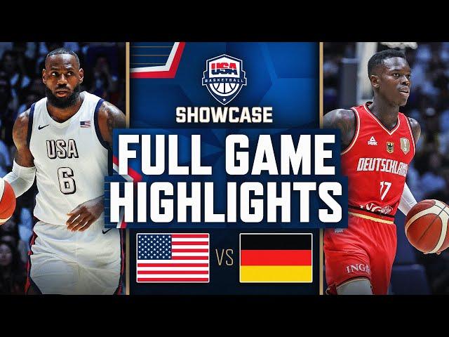 USA vs GERMANY | USAB SHOWCASE | FULL GAME HIGHLIGHTS | July 22, 2024