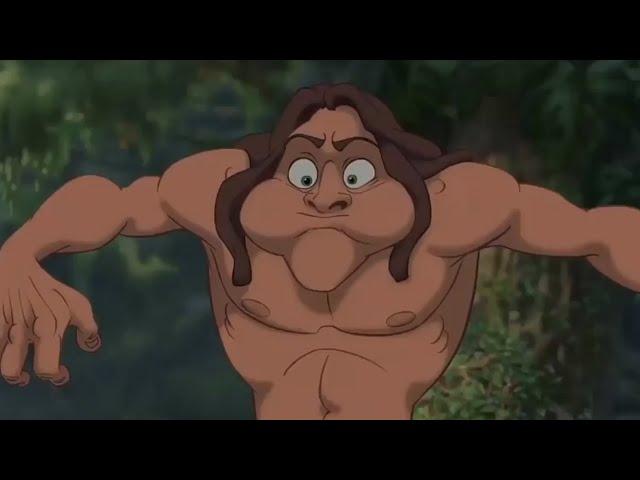 Tarzan, but only when he speaks