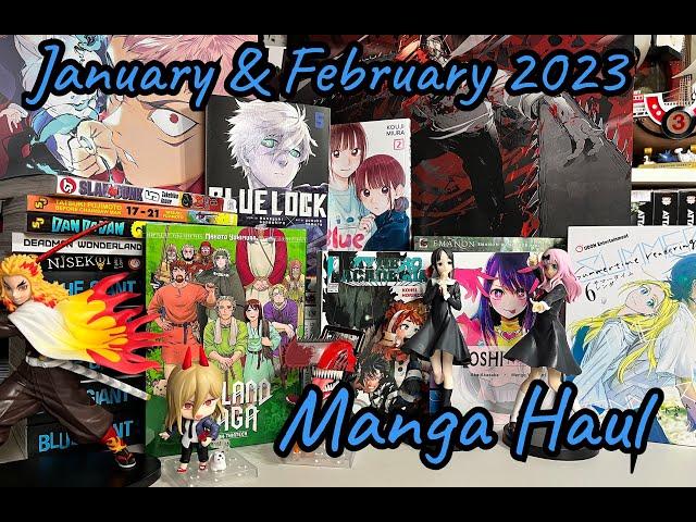 January and February 2023 Manga Haul + Katsucon 2023 Merch