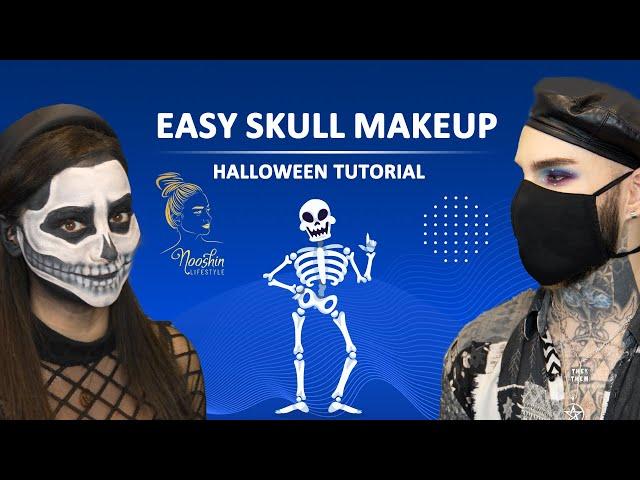 Easy Skull Makeup | Lady Gaga Make Up | Halloween Tutorial