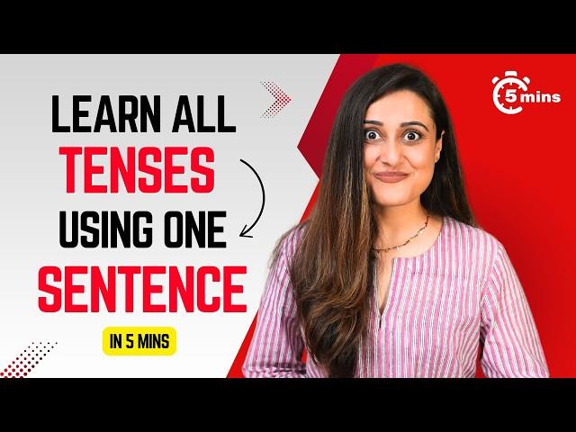 Master English TENSES in Just 5 Minutes (Single Sentence Method)