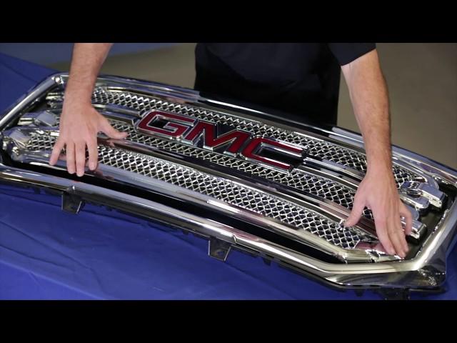 INSTALLATION: GI446 CCI Grille Overlay for the GMC Sierra