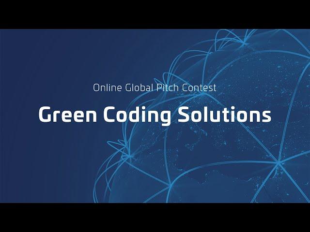 Green Coding Solutions - WSA Winners' Pitching Sessions