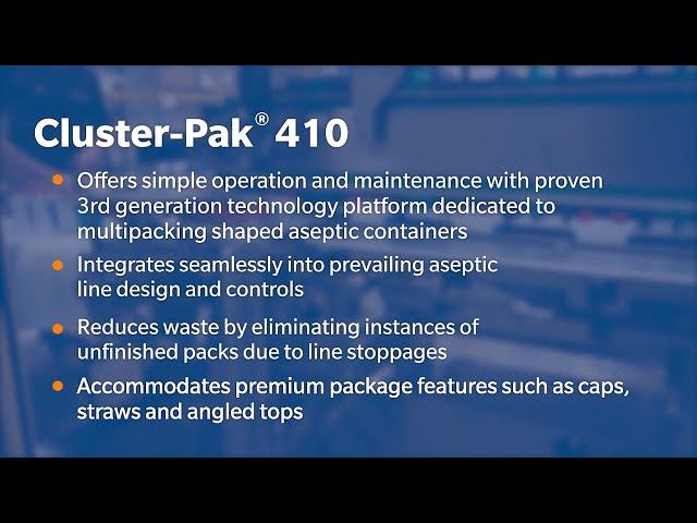 Cluster-Pak® 410 - Beverage Packaging System Video | WestRock