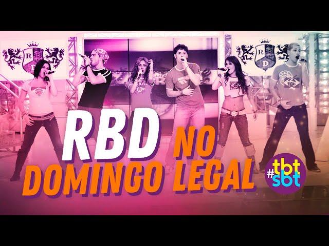 RBD cantando no Domingo Legal e bastidores dos shows no Brasil | tbtSBT