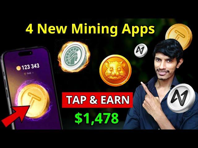 Top 4 Crypto Mining Apps 2024  Tap & Earn Money From Your Phone 