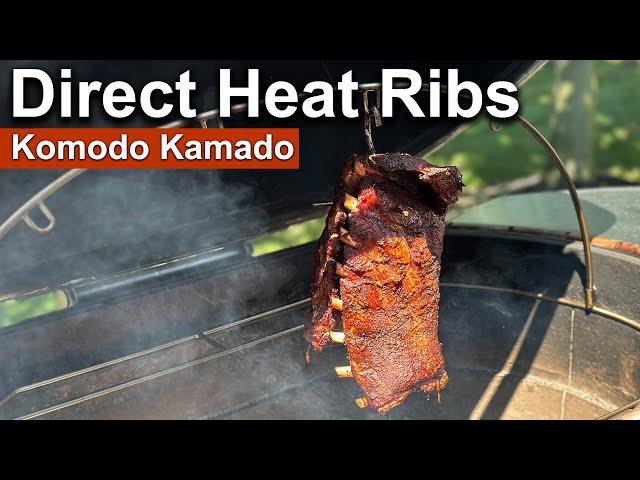 I Tried Direct Heat Ribs on the Komodo Kamado and THIS Happened!