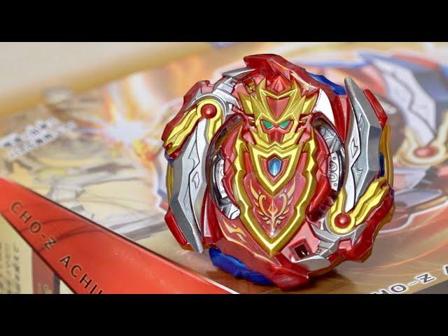 CHO-Z ACHILLES .00.Dm Starter (B-129) Unboxing & Review! - Beyblade Burst Super Z/Turbo