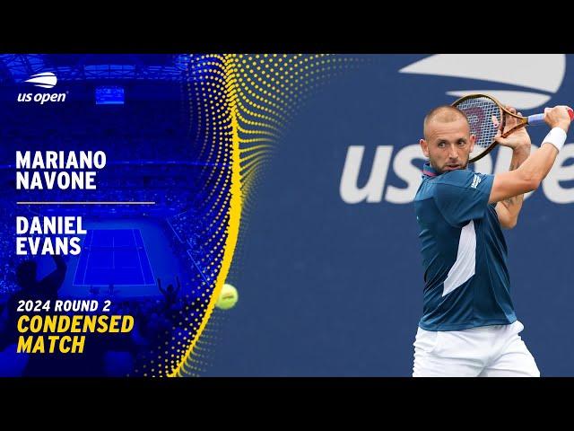 Mariano Navone vs. Daniel Evans Condensed Match | 2024 US Open Round 2