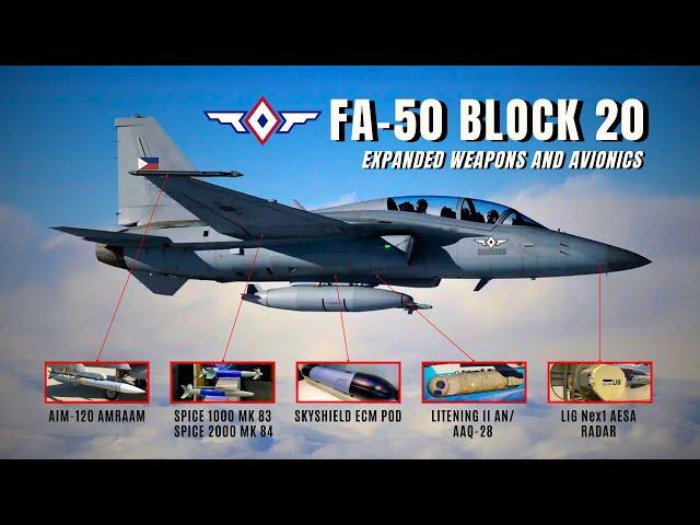 Philippine Air Force FA-50 Block 20: Advanced Weapons and Capabilities