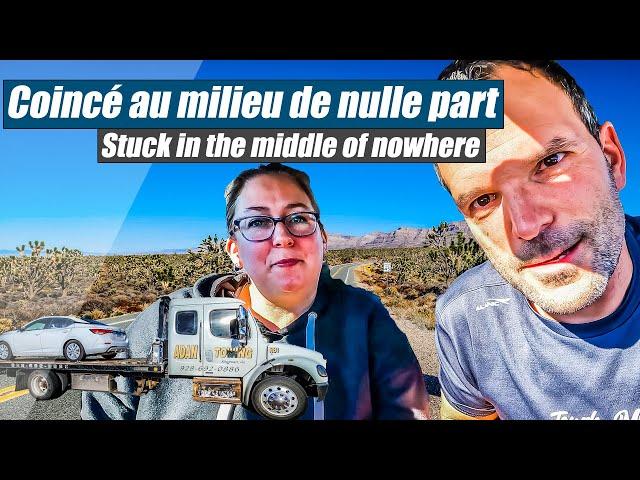 Coincé dans le désert / Stuck in the desert