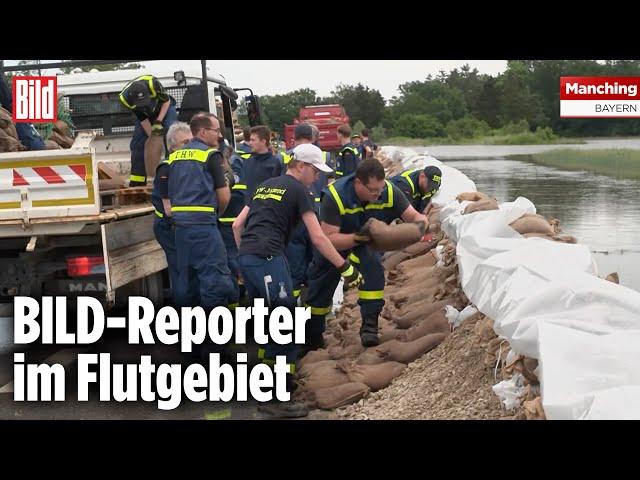 HOCHWASSER IN BAYERN: Wasser-Pegel steigen weiter dramatisch