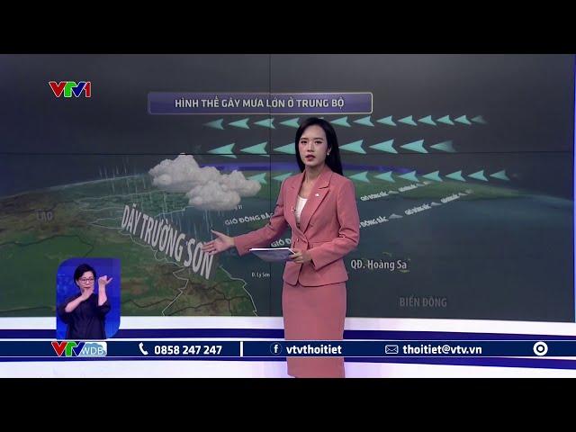 Dự báo thời tiết 18h - 11/12/2024 | Hình thế gây mưa lớn | VTVWDB