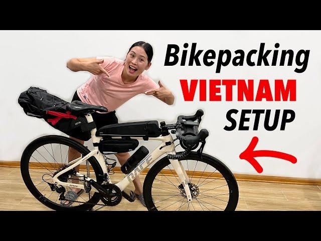 My Bikepacking Setup For Bicycle Touring in Vietnam 