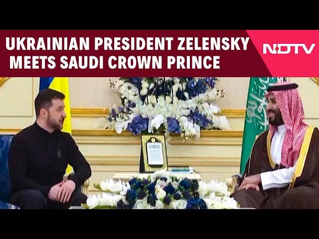 Ukrainian President Zelenskyy Meets Saudi Crown Prince Mohammed bin Salman