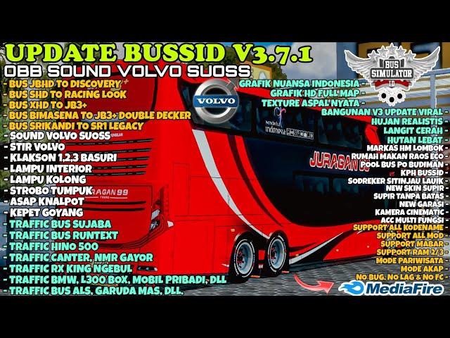 UPDATE LEBARAN BUSSID V3.7.1‼️OBB BUSSID‼️OBB SOUND VOLVO SUOS BIKIN CANDU‼️BUSSID