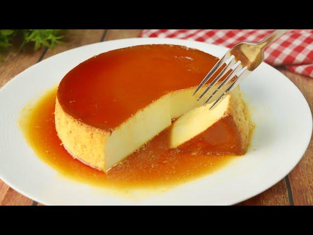 4 Ingredient Cheese Pudding Without Oven | Ricotta Cheese Pudding | How To Make Caramel Pudding/Flan