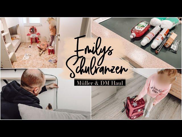 Emily hat einen Schulranzen | Müller & DM Haul | Unser Familienleben | MaMarina