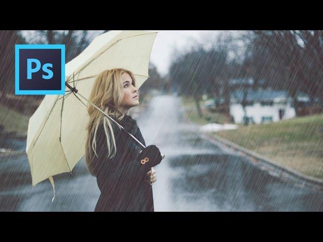 Rain Effect - Photoshop CS6 Tutorial