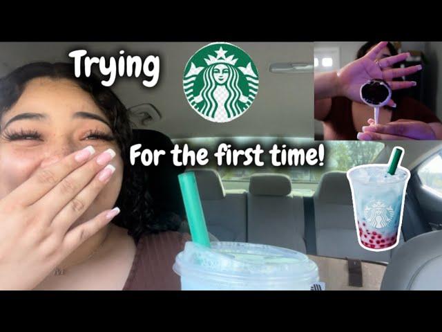 Trying Starbucks For The First Time! Brunch, Juicing & More ( Vlog )