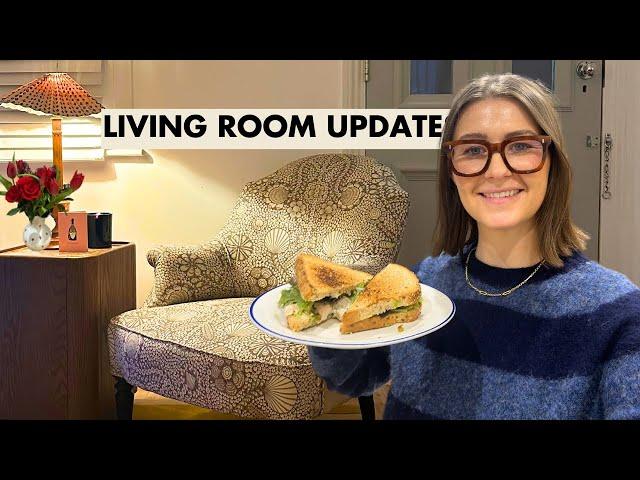 Living room updates, a work day 9-5 London I Vlogmas day 4