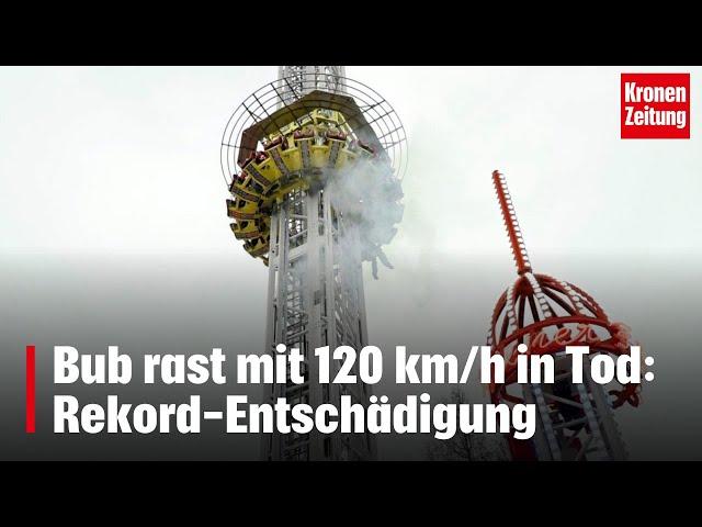 Bub rast mit 120 km/h in Tod: Rekord-Entschädigung | krone.tv NEWS