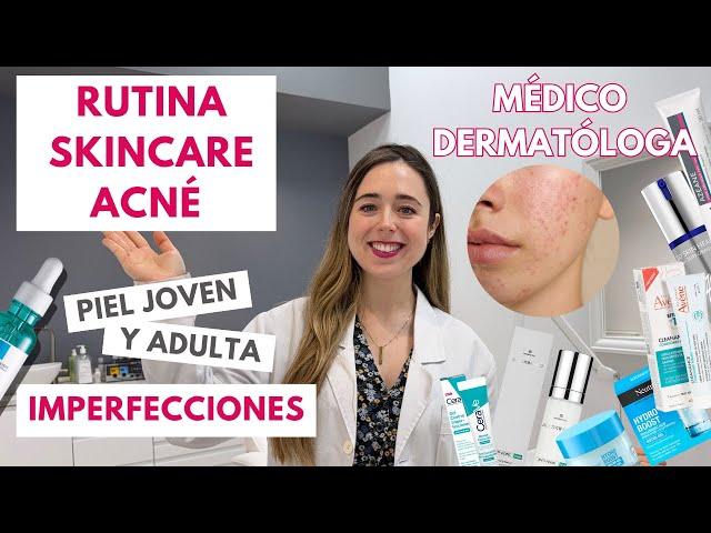 SKINCARE ROUTINE FOR SKIN WITH ACNE, BLEMISHES OR BLACKHEADS STEP BY STEP 2025 | DERMATOLOGIST