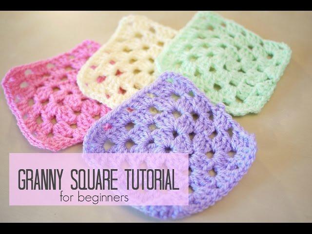 CROCHET: How to crochet a granny square for beginners | Bella Coco